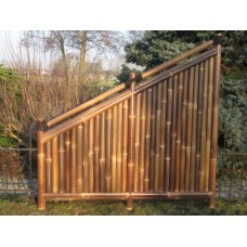 Bamboescherm Ayu 90>180x180 cm black Bamboescherm Ayu 90>180x180 cm black